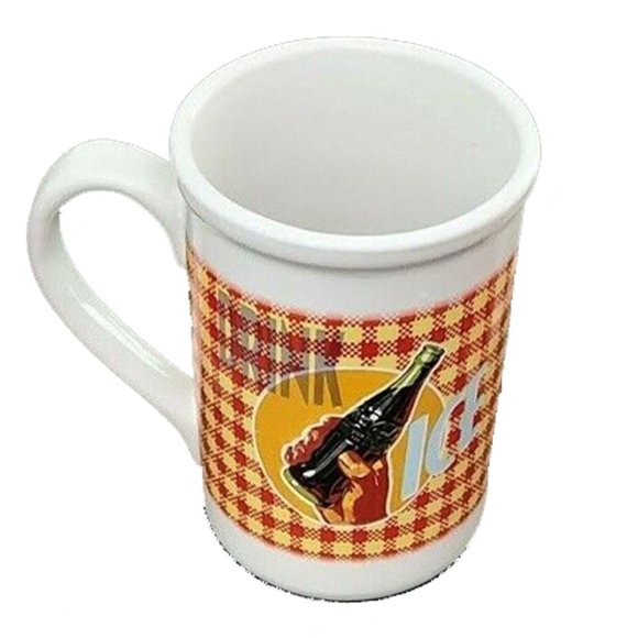 Coca Cola Mug Cups 14 oz, NWT The Real Thing Set of 3 Microwave Dishwasher Safe - Picture 3 of 13